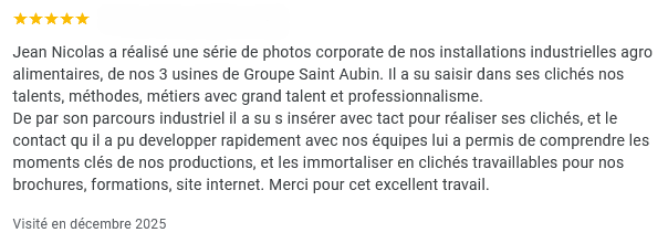 01.9. Avis client GroupeSaintAubin sur Google My Business - capture écran(1)